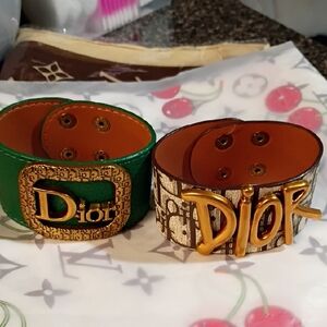 Source Unknown Women's Green and Brown Belts